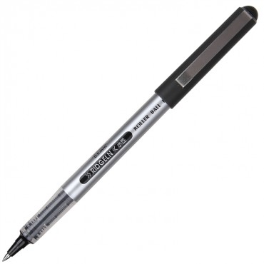 得力S656 黑色 中性笔0.5mm直液式走珠笔办公签字笔学生水笔 单支装