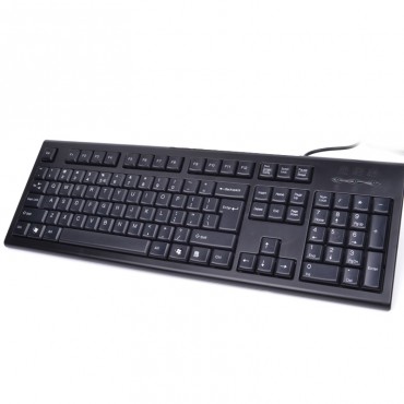 双飞燕KR-85 有线键盘 USB笔记本电脑防水键盘 游戏办公网吧键盘