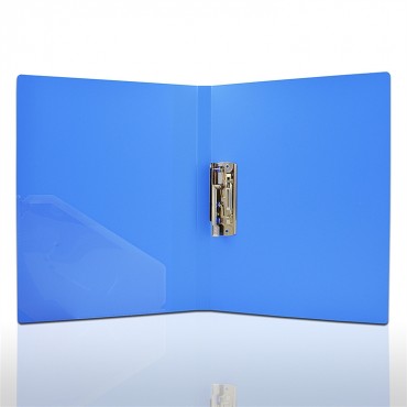 得力deli5341a4单强力夹加插袋文件夹资料夹