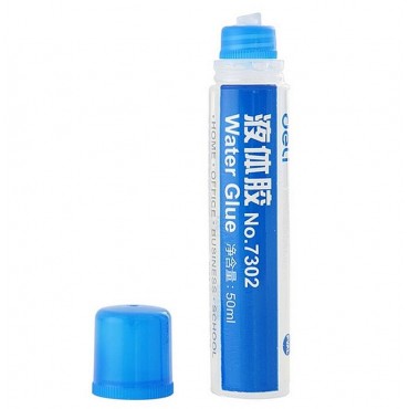 <strong style="color:red;">得力</strong>（deli）7302/7302Z 普通实用型液体胶水(无色) 单支装 50ml