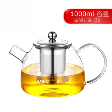 KAMJOVE/金灶 A-09A-10茶道杯玻璃泡茶壶新品热卖304不锈钢飘逸杯