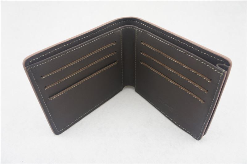 正品代购 hushpuppies暇步士 男士牛皮钱包